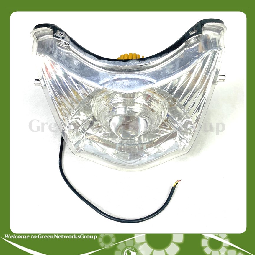 [HCM]Đầu đèn pha led bi cầu lớn cho xe Wave A 2016 Greennetworks ( Chế Độ Cos pha Chớp - Ánh sáng Xanh )