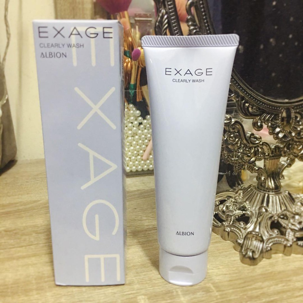 [Chính hãng] [ALBION] Sữa Rửa Mặt Sáng Da Exage CLEARLY WASH (Auth 100%, kèm bill mua từ hãng)