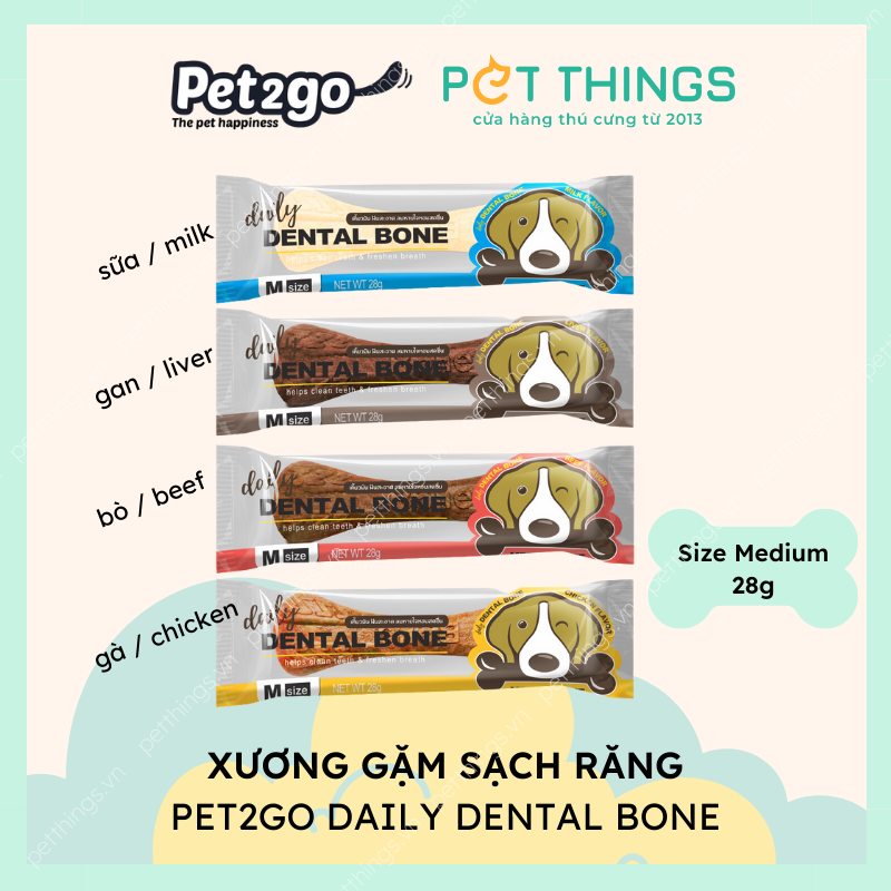Snack Pet2Go Daily Dental Bone For Dog
