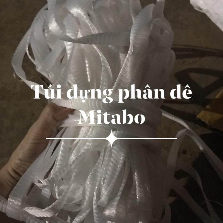 Túi lưới đựng phân dê túi đựng phân tan chậm túi lưới đựng phân lan 100g