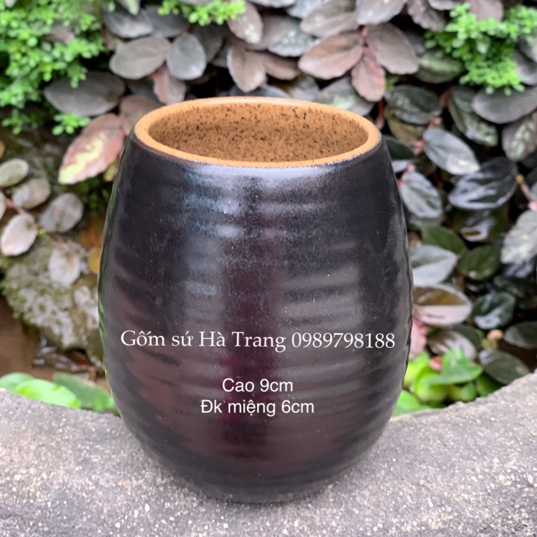 Cốc cafe cốc trà gốm sứ Bát Tràng cao cấp cốc tang trống