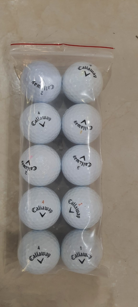 10 Quả Bóng golf Callaway tổng hợp độ mới 90% đến 99%
