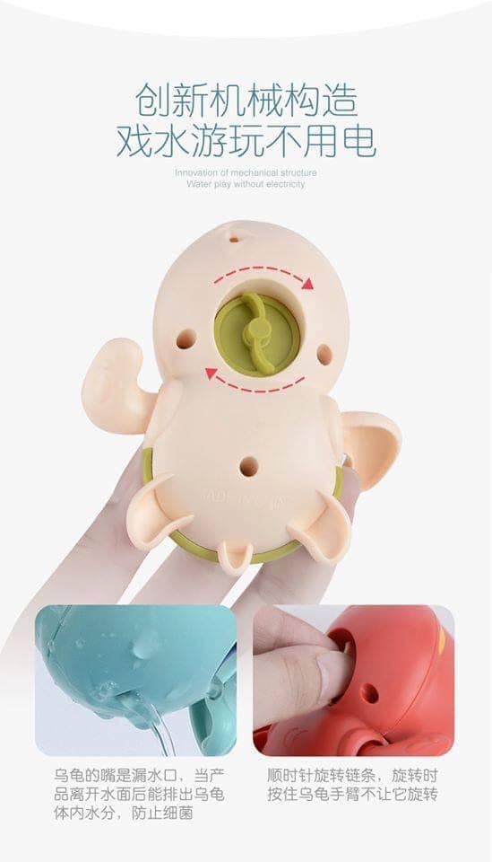 combo 3Rùa cót bơi dưới nước