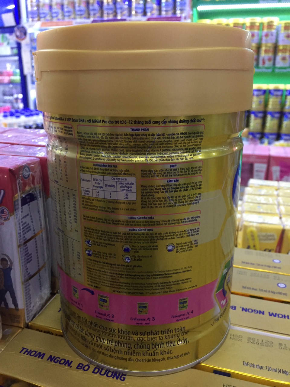 [HCM]Sữa Enfamil A+ số 2 lon 830g