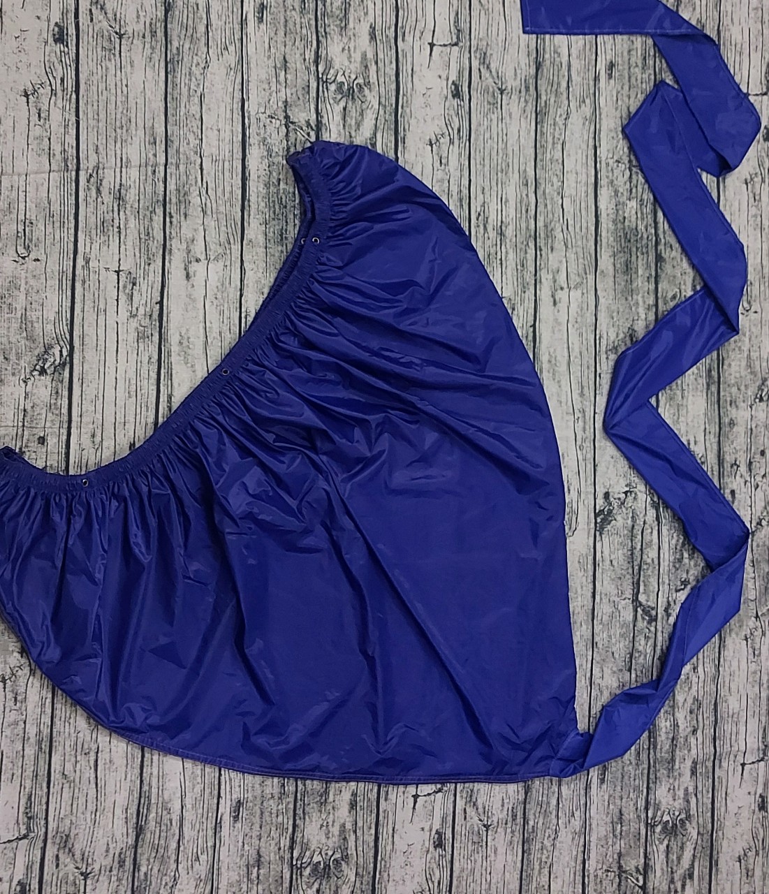 Áo trùm vệ sinh máy điều hòa có miệng thun co giãn, dùng cho máy lạnh 1 đến 1.5 ngựa treo tường - xanh bích