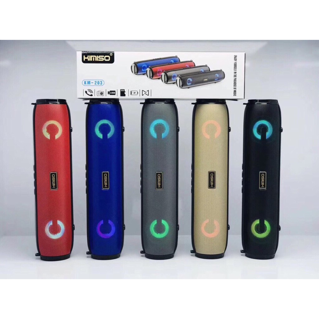 [HCM][LOA HIỆN ĐẠI ÂM THANH ĐẶC SẮC] Loa Bluetooth Kimiso KM-203 + Kèm Dây Đeo