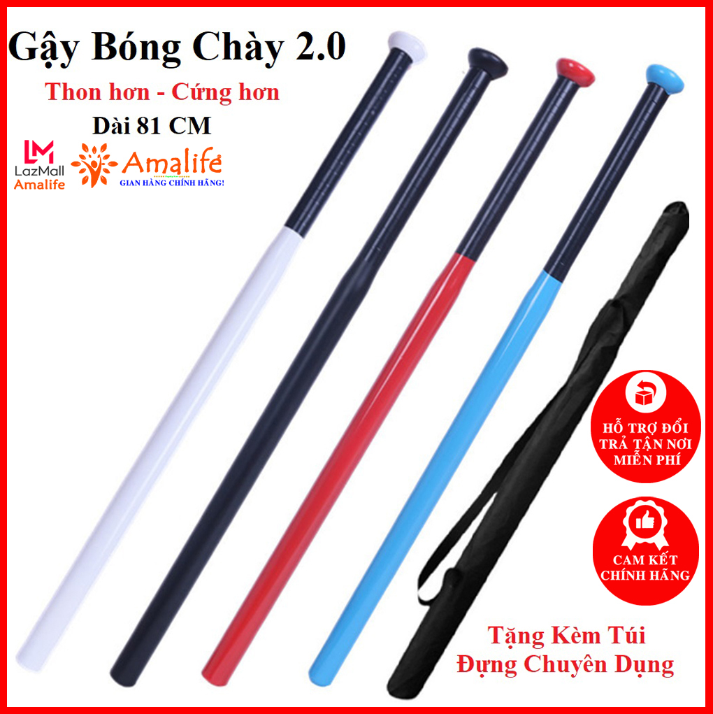 Gậy Bóng Chày Cải Tiến Dài 81Cm Thon, Nhẹ, Cứng Hơn 2.0 Chọn Màu