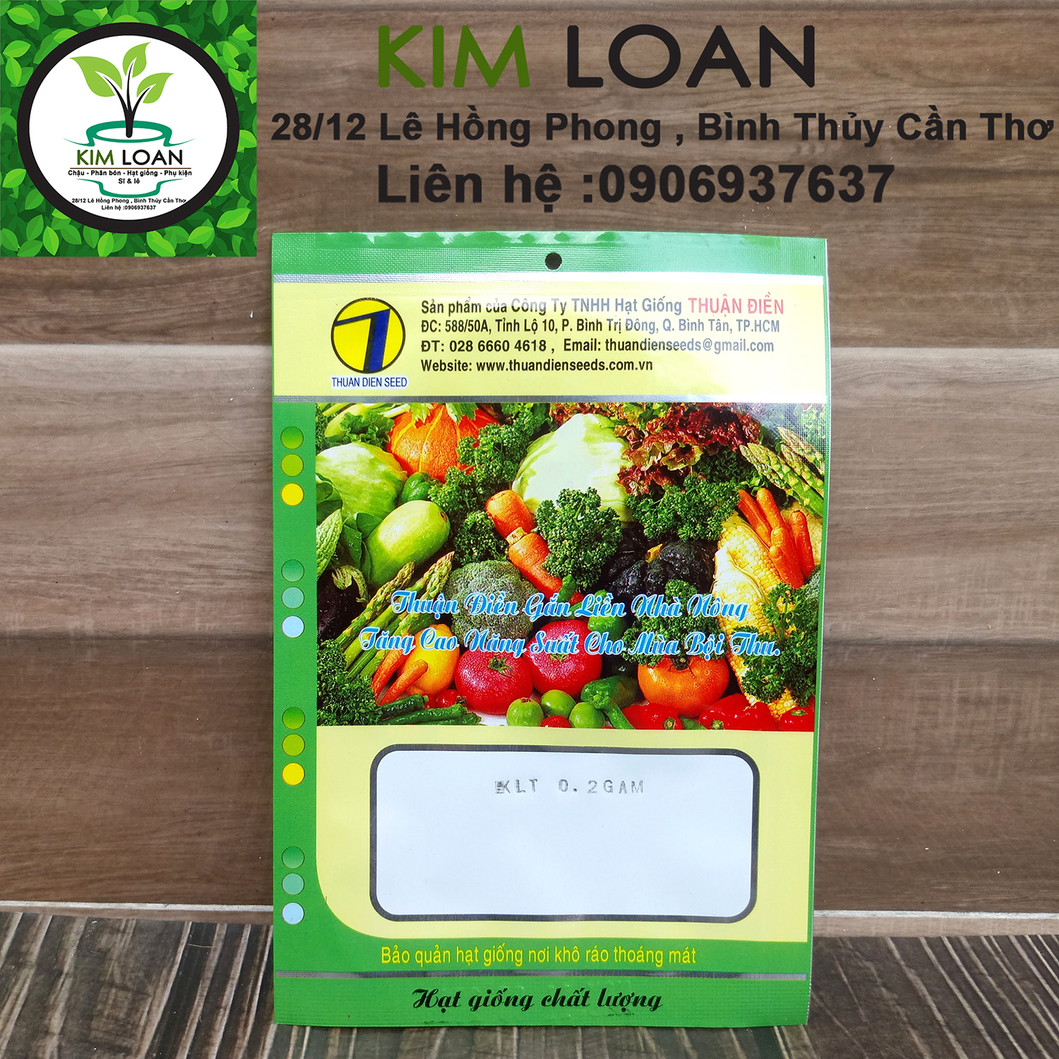 Hạt giống rau húng chanh gói 0.2g