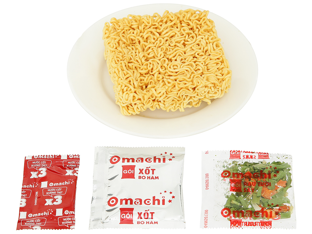 Mì Omachi xốt bò hầm