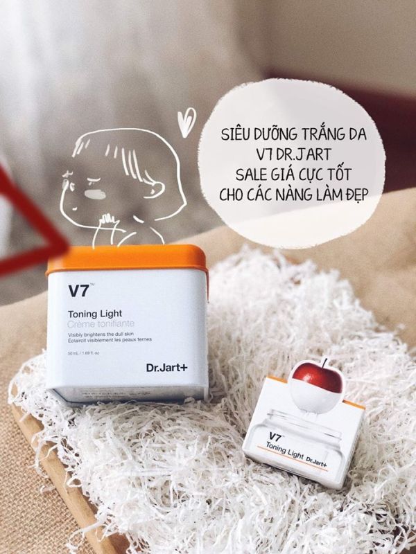 Kem dưỡng trắng tái tạo da V7 Toning light Hàn Quốc