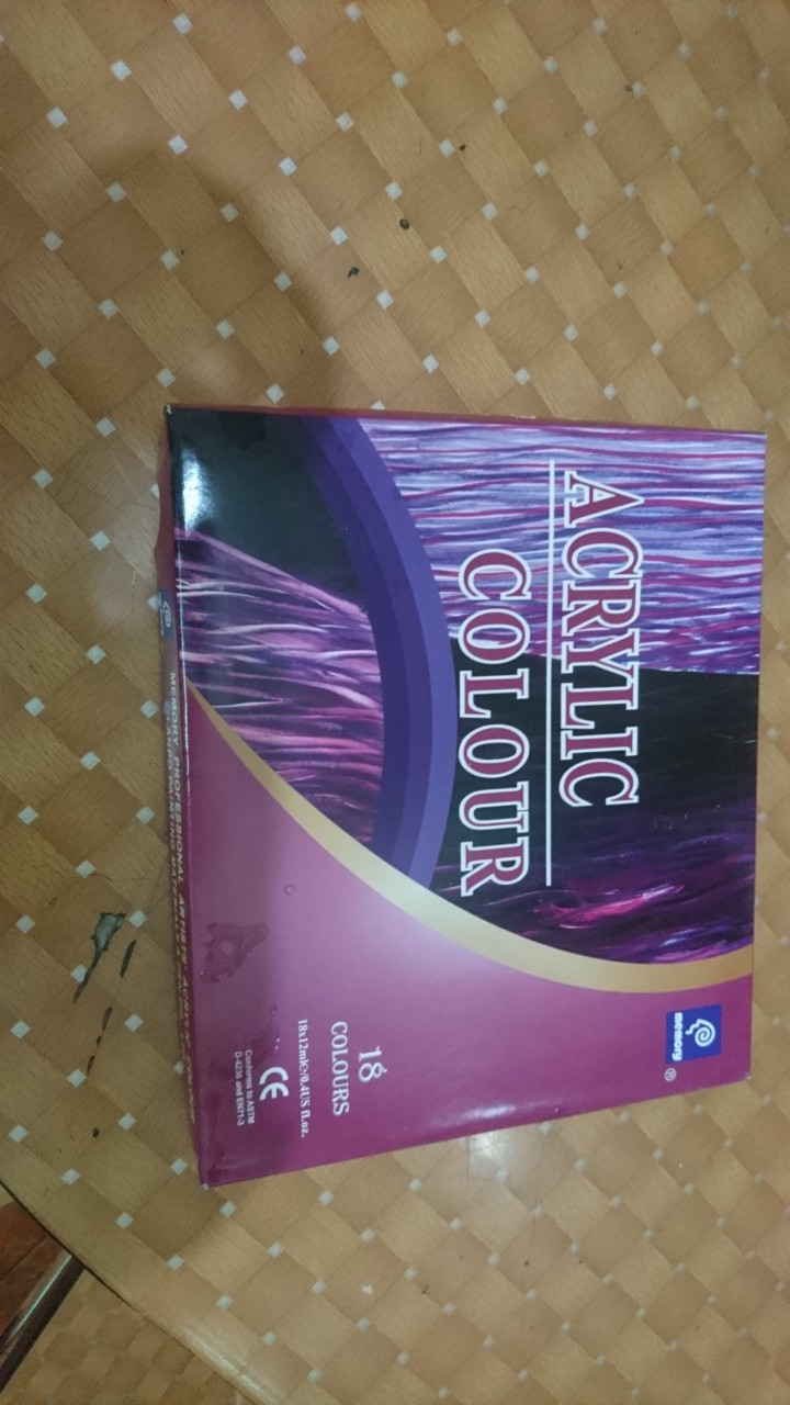 MÀU ACRYLIC DẠNG TUÝP 18 MÀU