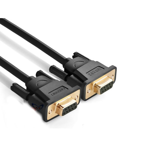 Cáp Rs232 Dài 1.5M Ugreen 20149 - Com To Com( Rs232 9F-9F)