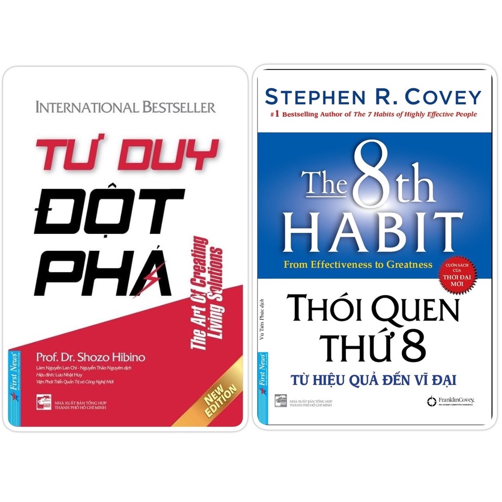 Combo Bìa cứng Tư duy đột phá + Thói quen thứ 8 - FirstNews