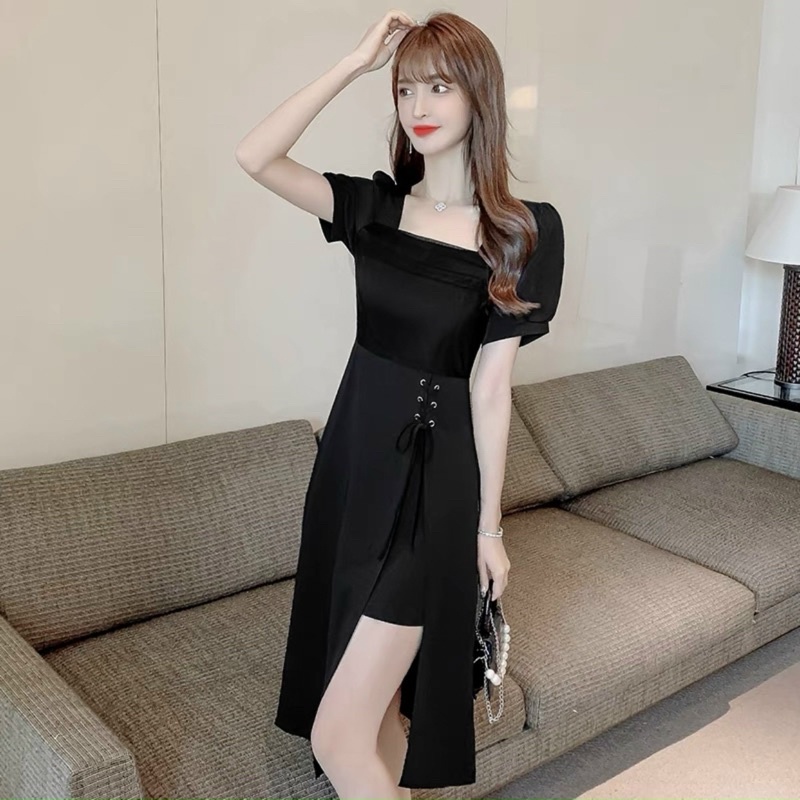 ĐẦM CỔ VUÔNG, ĐAN DÂY (có ảnh thật) ms141