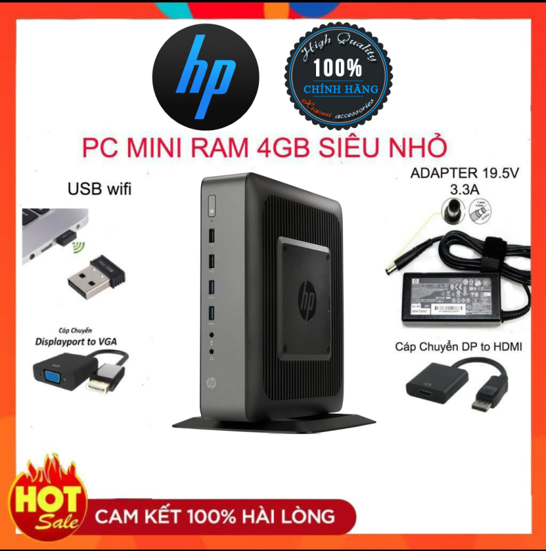 Bảng giá Case máy tính pc MINI HP T620 RAM 4GB và 8G,SSD 128GB Win 10-Cây mini Gamming Cực khỏe chơi game,Vp,Giải trí Phong Vũ