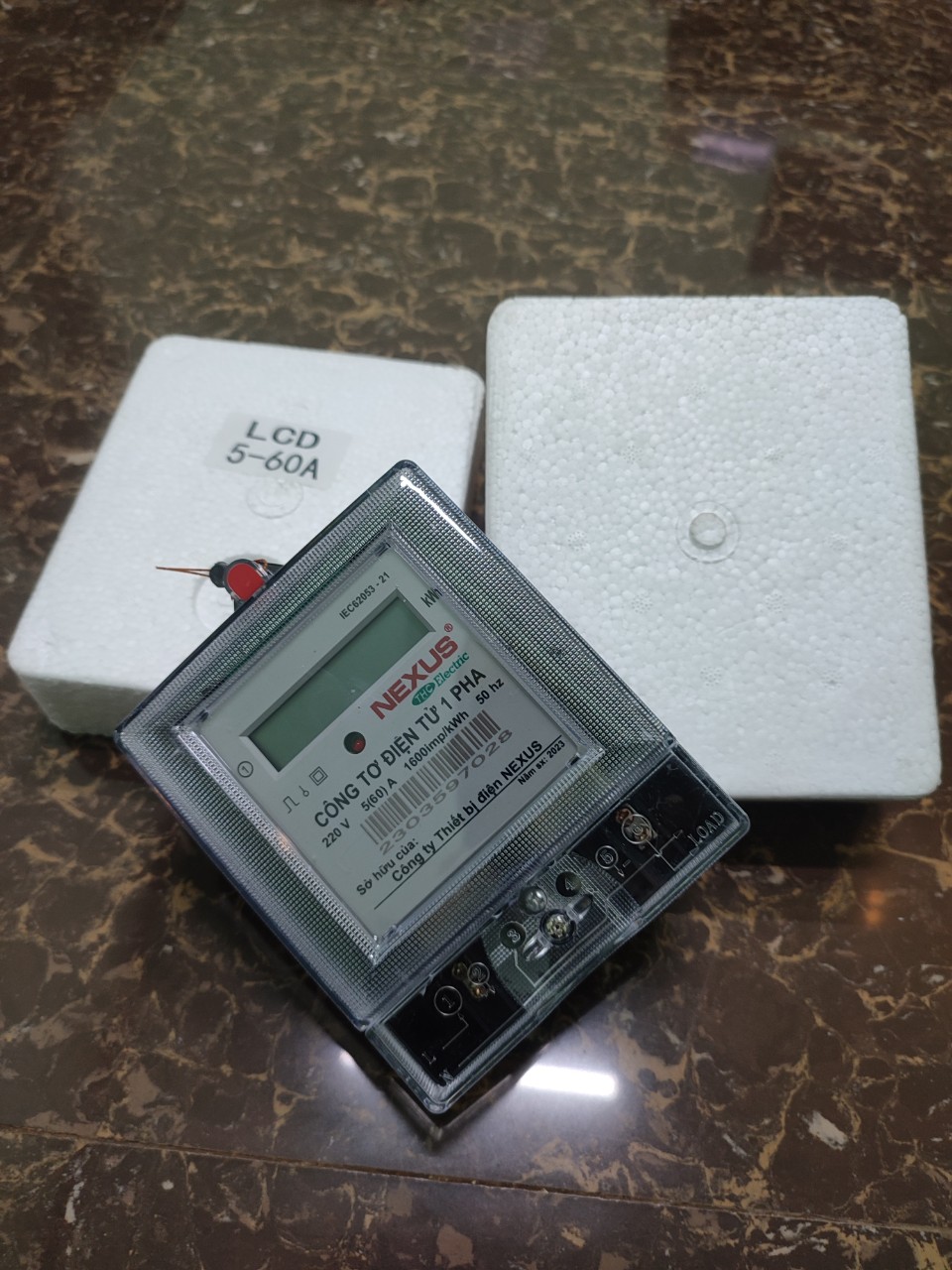 CÔNG TƠ ĐIỆN TỬ 1 PHA  ( DÀI : 12 ,NGANG : 10 )