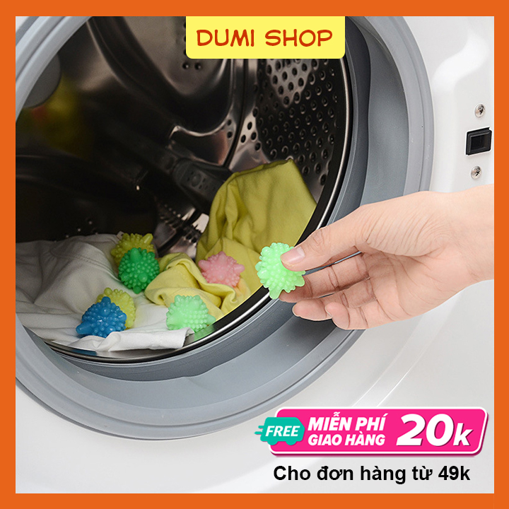 [Size Lớn] Combo 20 Bóng Giặt Nhím Cầu Gai Giặt Đồ Máy Giặt Giúp Làm Phẳng Quần Áo Không Nhăn Nhàu – Dumi Shop