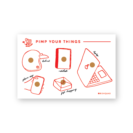CÀ PHÊ STAMP STICKER