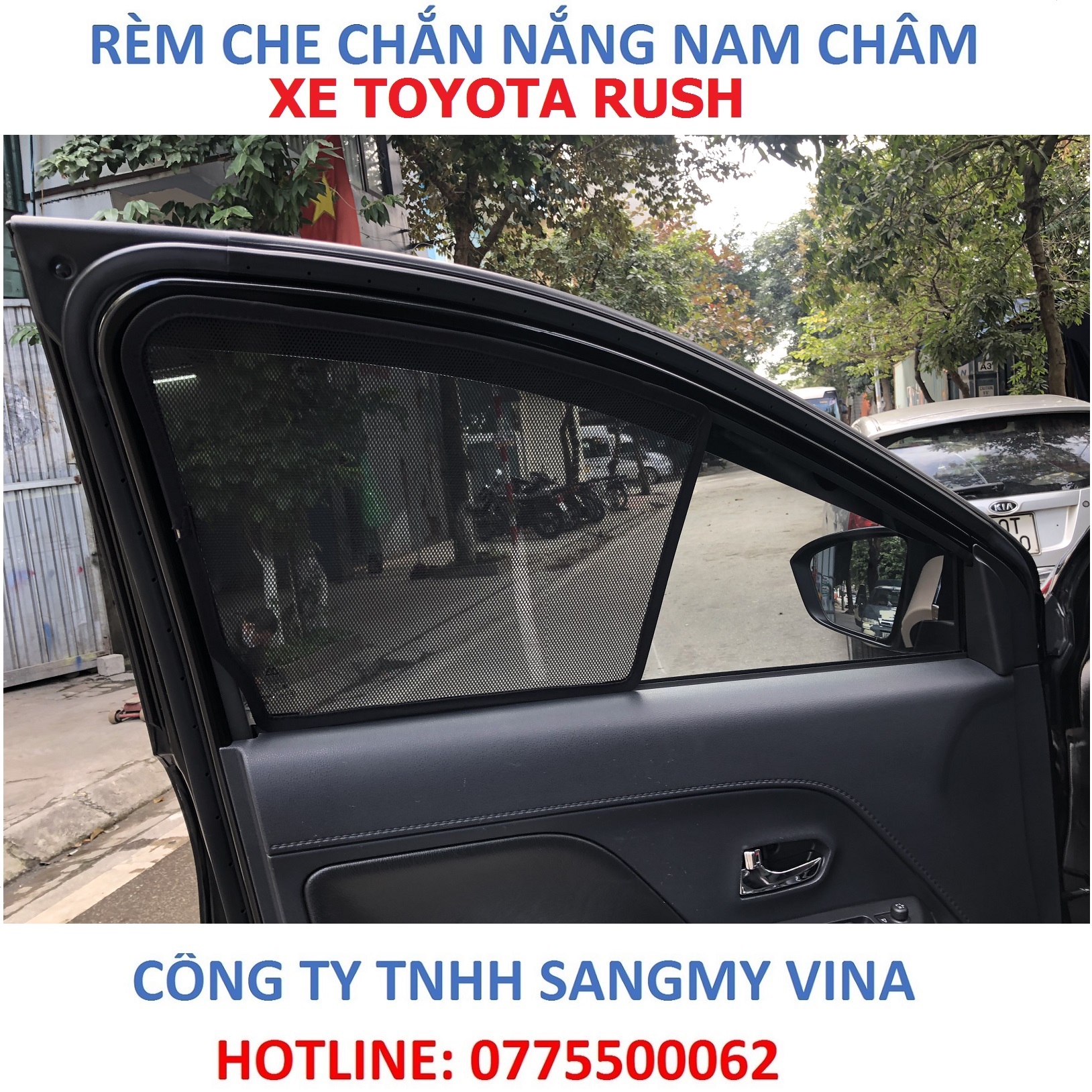 RÈM CHE CHẮN NẮNG NAM  CHÂM XE TOYOTA RUSH