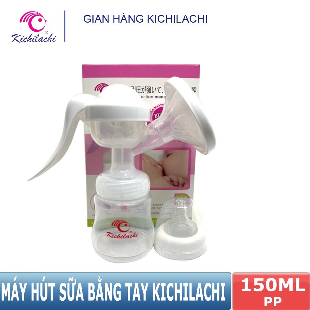(FREESHIP ĐẾN 50k) Máy Hút Sữa Bằng Tay Kichilachi Kichi không BPA an toàn cho Bé NAM2