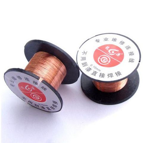 Combo 2 cuộn dây đồng cách điện nhỏ 0.1mm