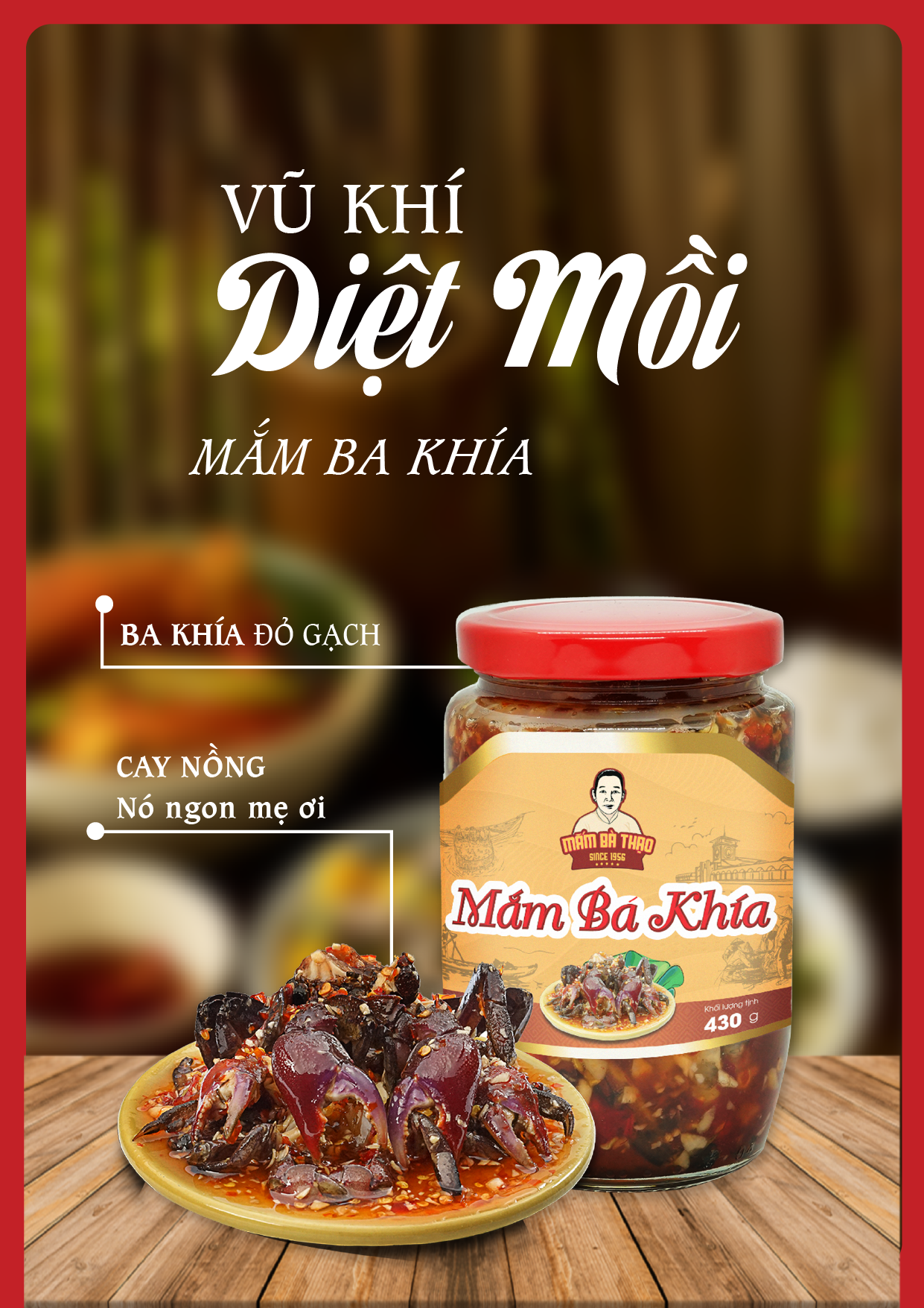 HCM MẮM BA KHÍA 430g