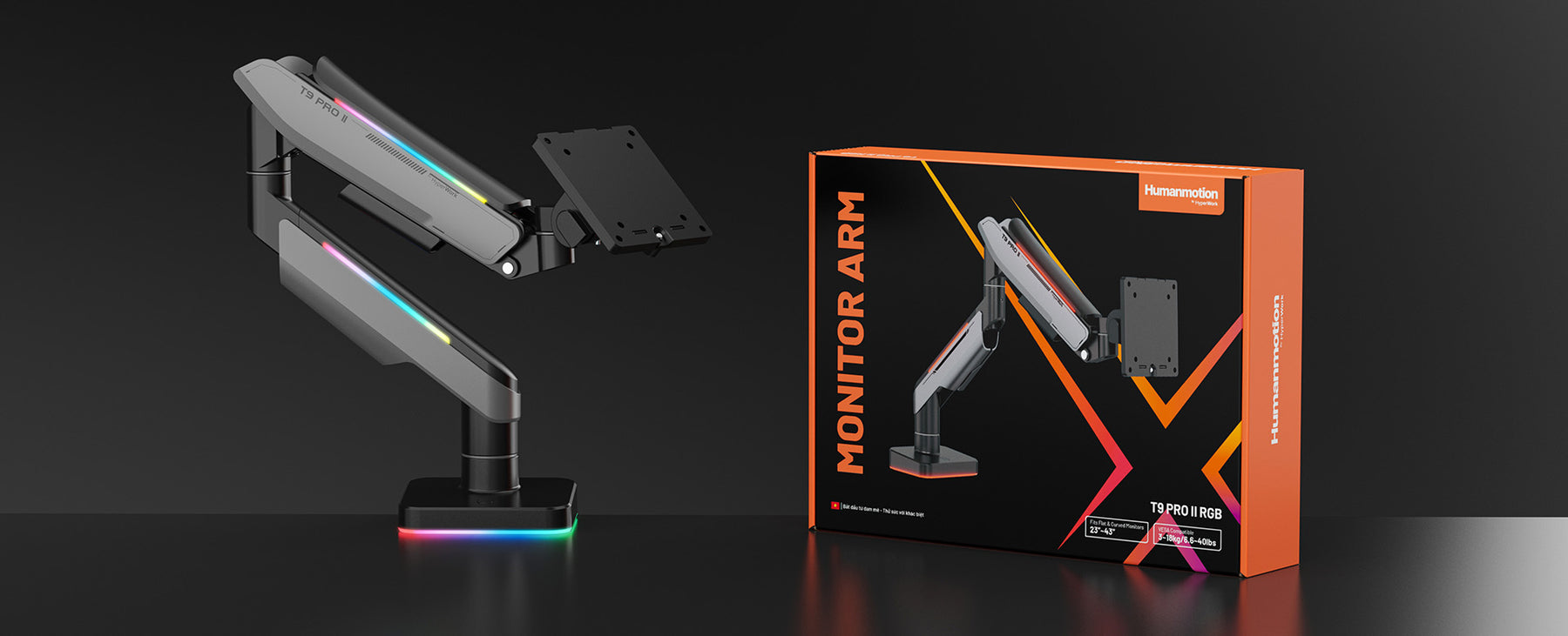 Giá đỡ màn hình Human Motion T9 Pro II