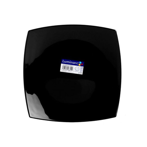 Đĩa thủy tinh Luminarc Quadrato Noir 19cm-D7200