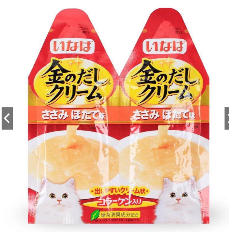 Súp dinh dưỡng/ súp thưởng cho mèo Inaba Kin no Dashi Cream 30g