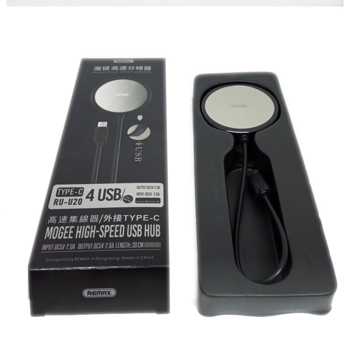 [HCM]Hub chuyển đổi USB Type C ra 4 cổng USB tốc độ cao Remax RU-U20