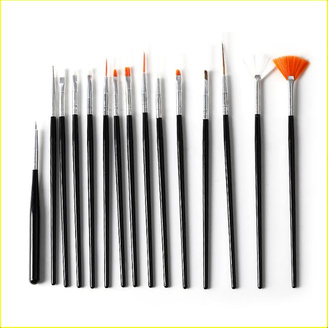 Set Cọ 15 cây trang trí móng tiện lợi