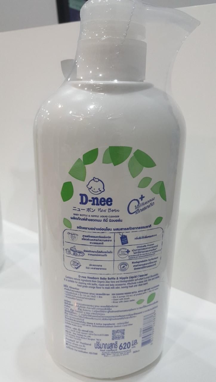 Nước rửa bình sữa, rau quả Dnee ( Chai 620ml)