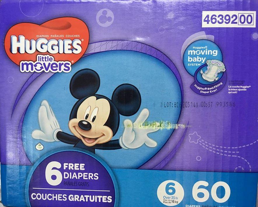 Tã dán Huggies little movers USA XXL60