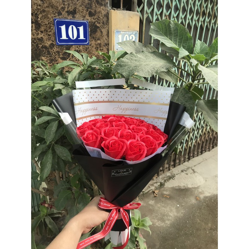 Hoa sáp bó 25 bông siêu chanh sả ❤️(giá sỉ)