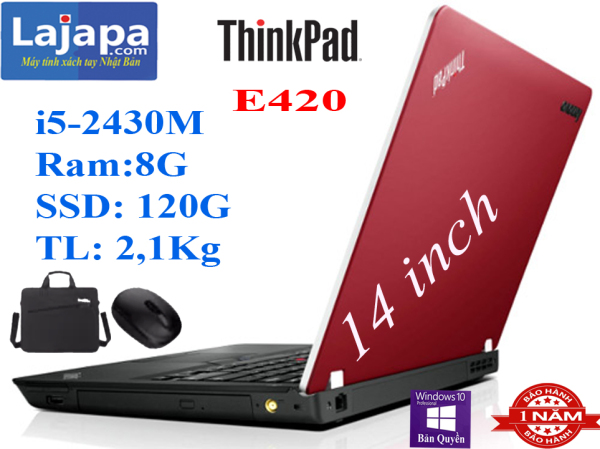 Bảng giá [XẢ HÀNG] Lenovo Thinkpad E420 LAJAPA -LAPTOP NHẬ BẢN Core i5 dành cho doanh nhân đã qua sử dụng có cấu hình mạnh mẽ với CPU Core i5 2410M RAM 4Gb SSD 120Gb laptop nhật bản giá rẻ cho văn phòng gaming Phong Vũ