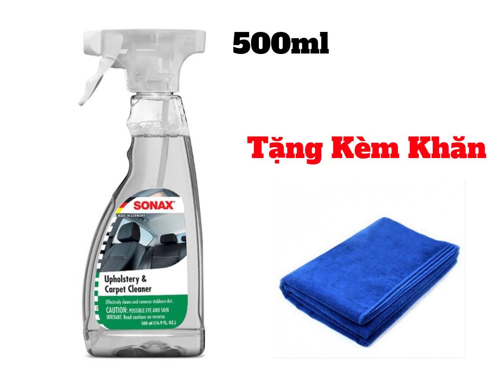 Chai vê sịnh nội thất ô tô sonax interior cleaner - sonax 321200 500ml