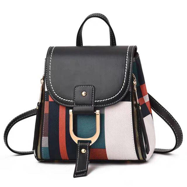 [HCM]BALO KẺ SỌC CARO THỜI TRANG CHO CÁC BẠN GÁI