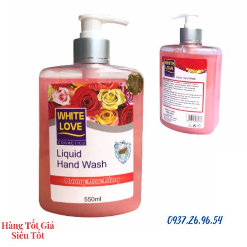Nước rửa tay cao cấp White Love 550ml