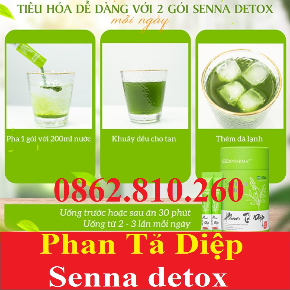 Phan Tả Diệp senna detox Thải độc ruột Dr Lacir [CHÍNH HÃNG DRLACIR] (kèm TÚI ĐỰNG LACIR)