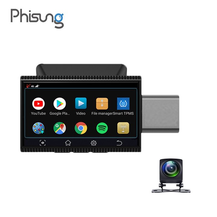 Camera hành trình ô tô phisung k11 plus wifi, 4g - hàng nhập khẩu