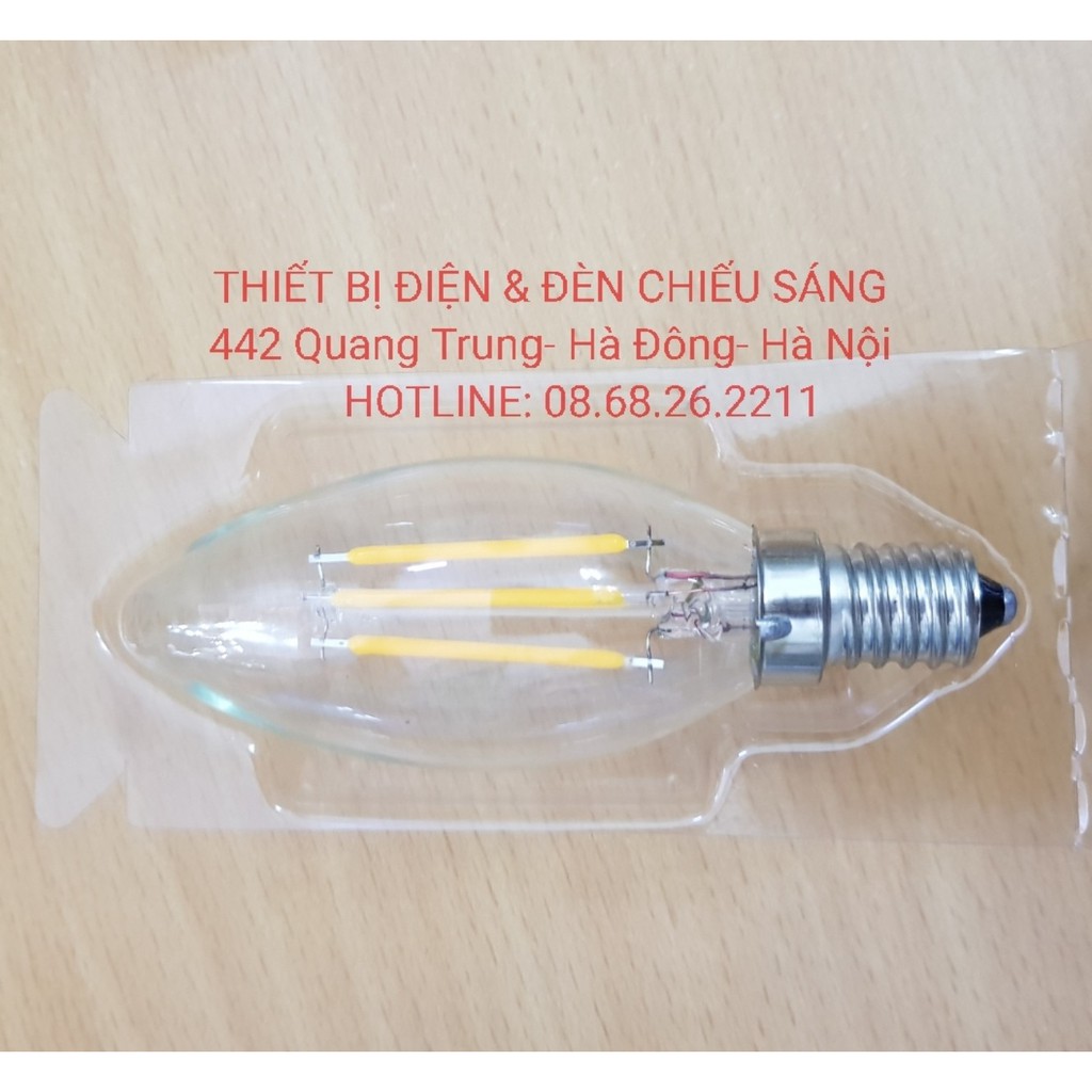 Bóng đèn led 4W- edison G45, A60,đui E14,E27 a/s vàng