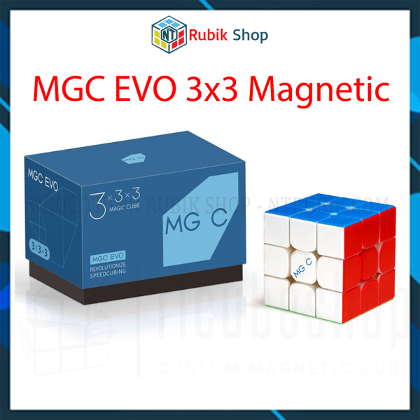 (Siêu phẩm 2021) Yongjun MGC Evo 3x3 Magnetic (2 Phiên bản: Black/Stickerless)