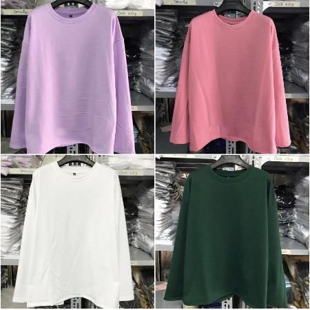 Áo Dài Tay TRƠN 4 Màu UNISEX