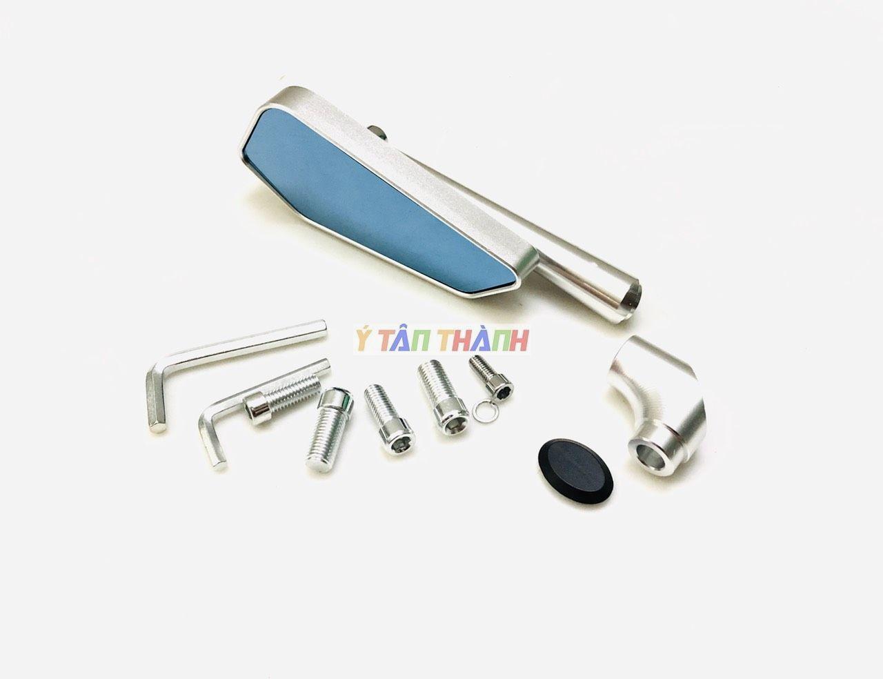 Kiếng Chiếu Hậu 744 Màu Bạc