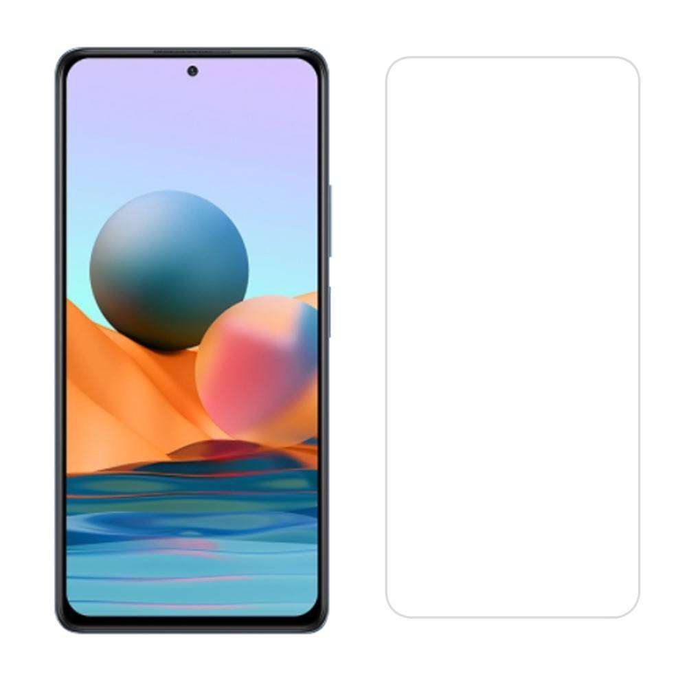 Kính cường lực trong suốt cho Xiaomi Redmi Note 10 Pro (Kèm miếng lau)