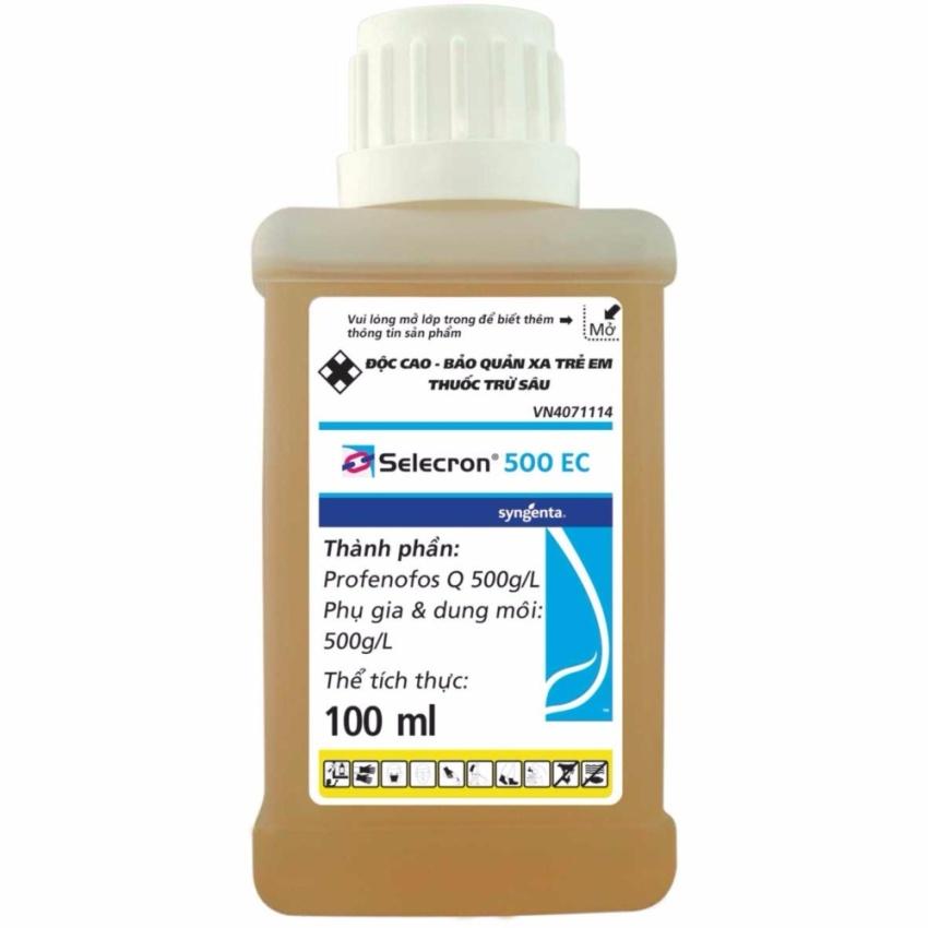 T.huốc trừ sâu selecron 500ec diệt trừ bọ trĩ, rệp sáp, nhện đỏ,... cho cây kiểng và các loại cây trồng - chai 100ml