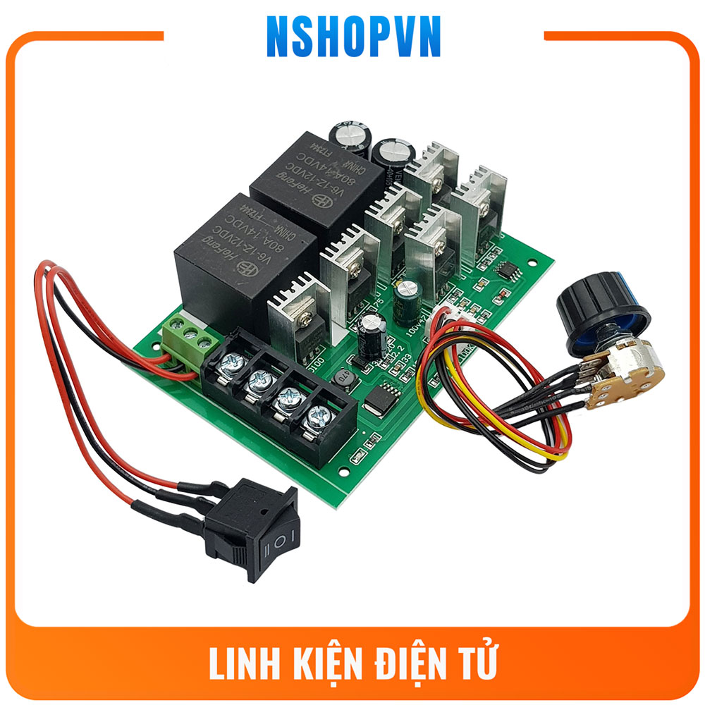 Mạch điều khiển tốc độ động cơ DC 40A có đảo chiều