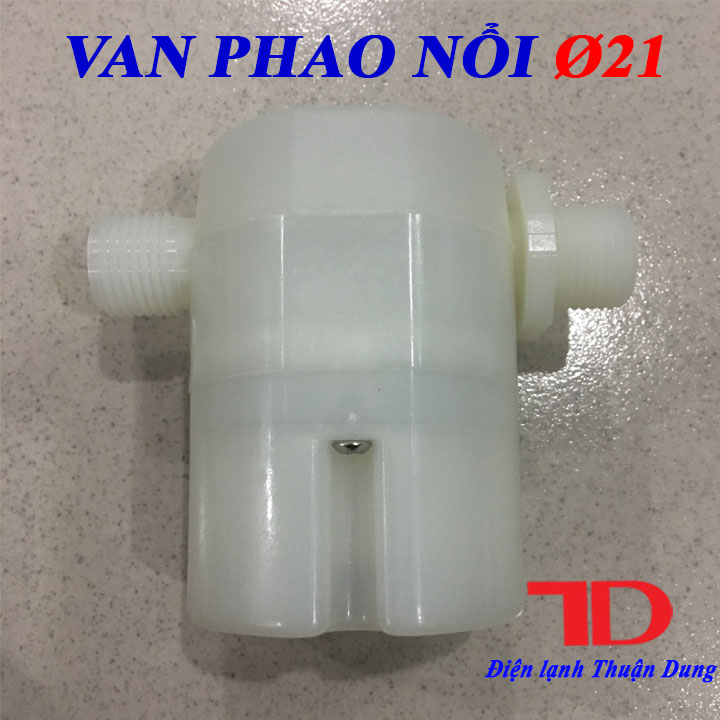 Van phao nổi phi 21, Van phao nhựa nổi