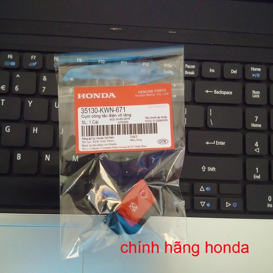 Công tắc Tắt Máy Tạm Thời idling stop cho xe Honda - Tặng kèm JACK cắm