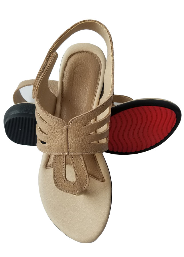 Giày sandal nữ da bò thật BIGBEN cao cấp SDN799